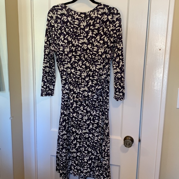 L.k.Bennett London Print Wrap Dress Size:10 - Picture 4 of 11